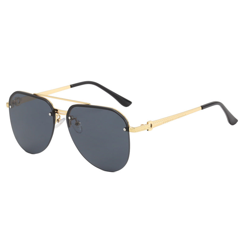Damen elegante Piloten-Sonnenbrille mit hohem UV-Schutz und stilvollem Rahmen Karnz