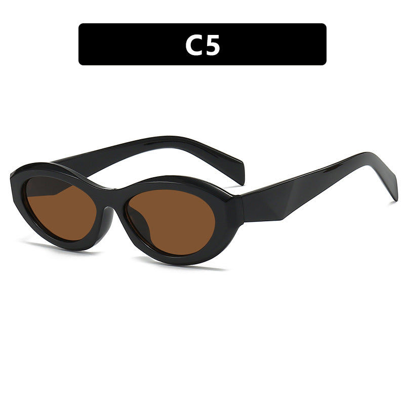 Damen elegante Cat-Eye Sonnenbrille mit schützendem UV-Filter und modischem Rahmen Karnz