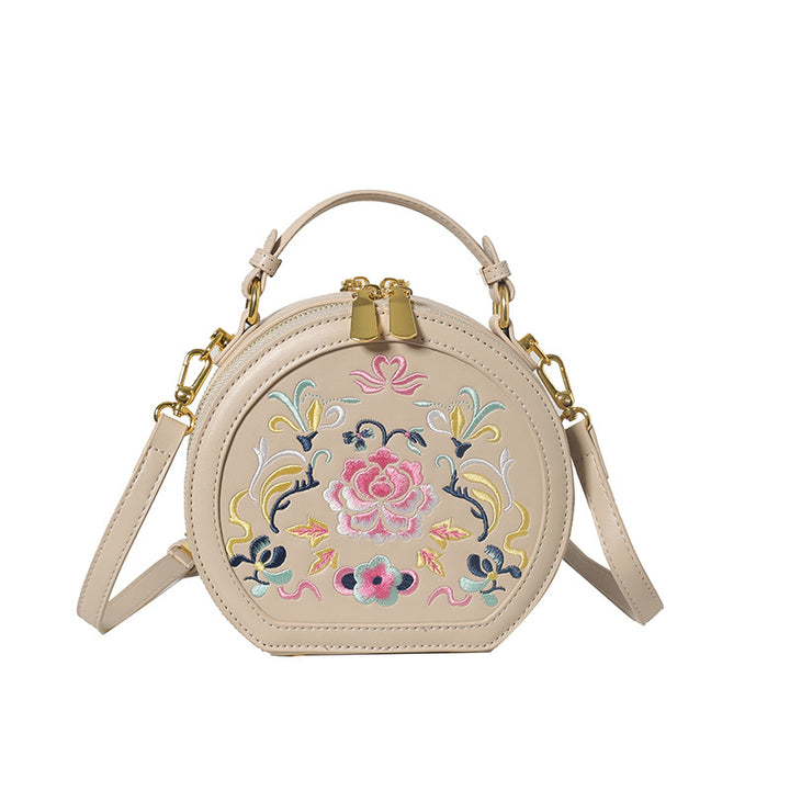 Vintage Florale Bestickte Handtasche Karnz