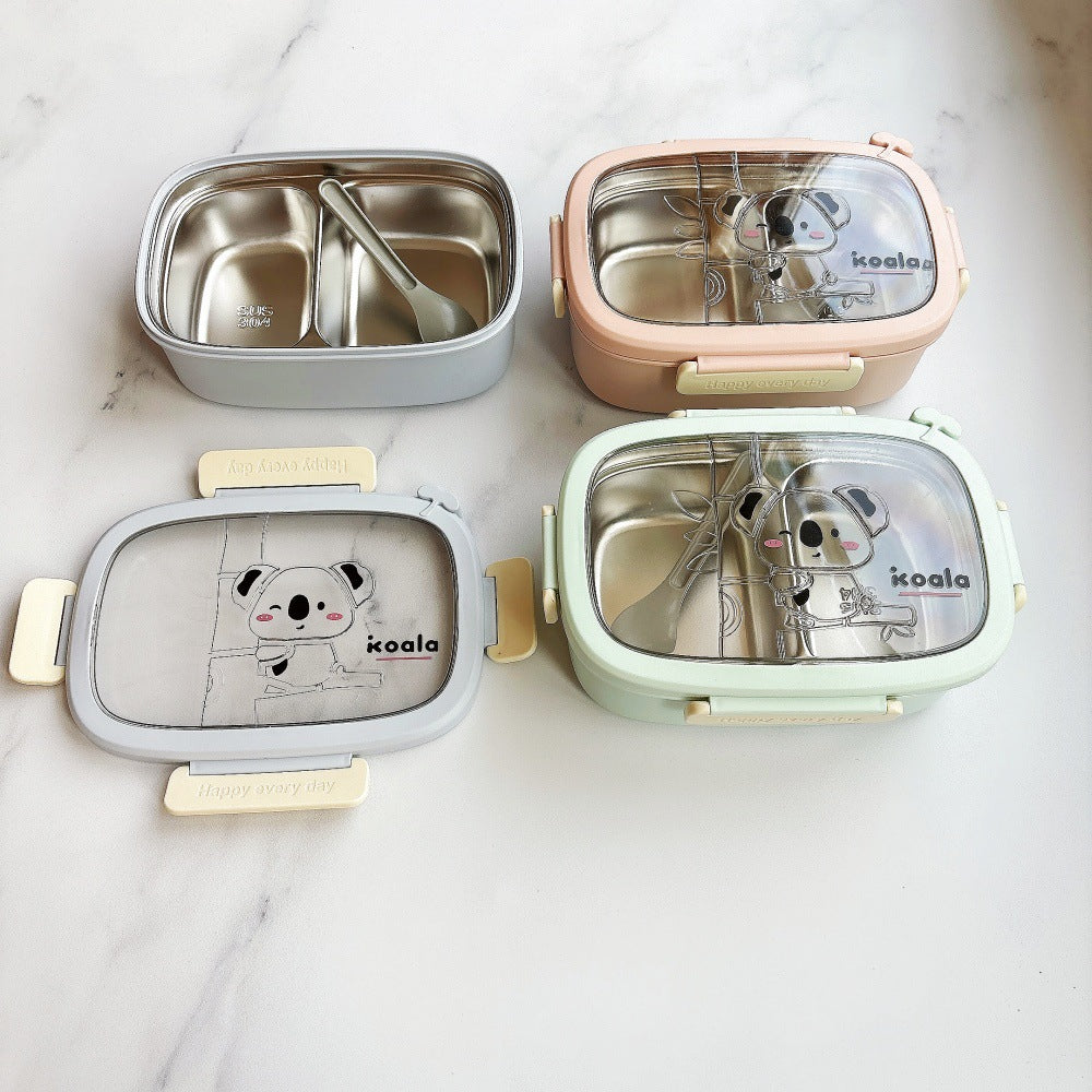 Süßes Koala-Design Edelstahl-Lunchcontainer