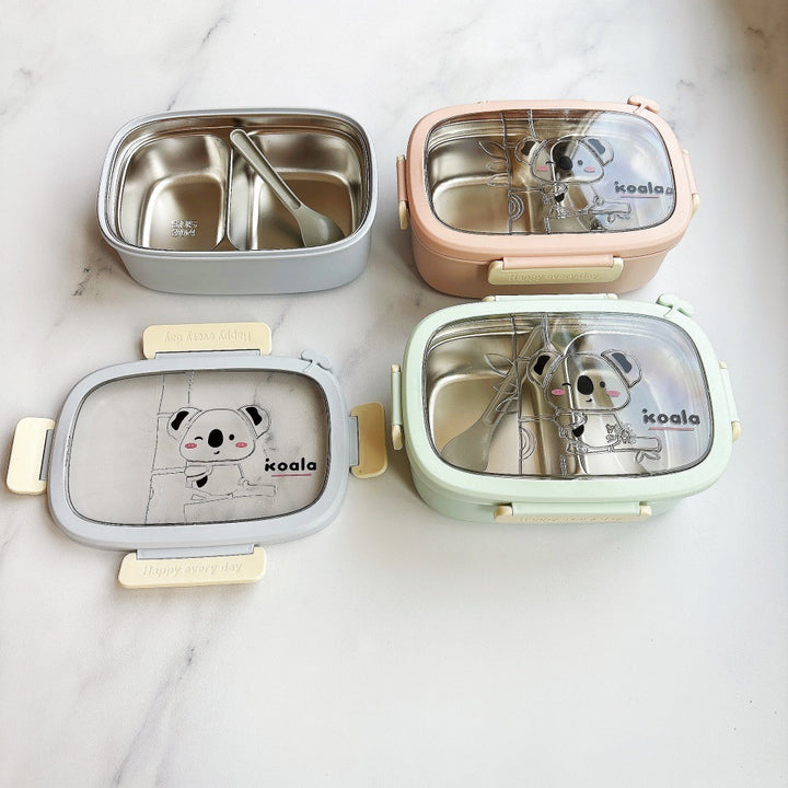 Süßes Koala-Design Edelstahl-Lunchcontainer