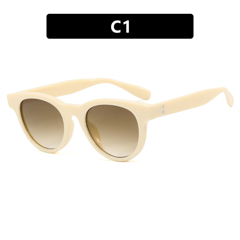 Damen stilvolle Sonnenbrille im trendigen Retro-Design Karnz
