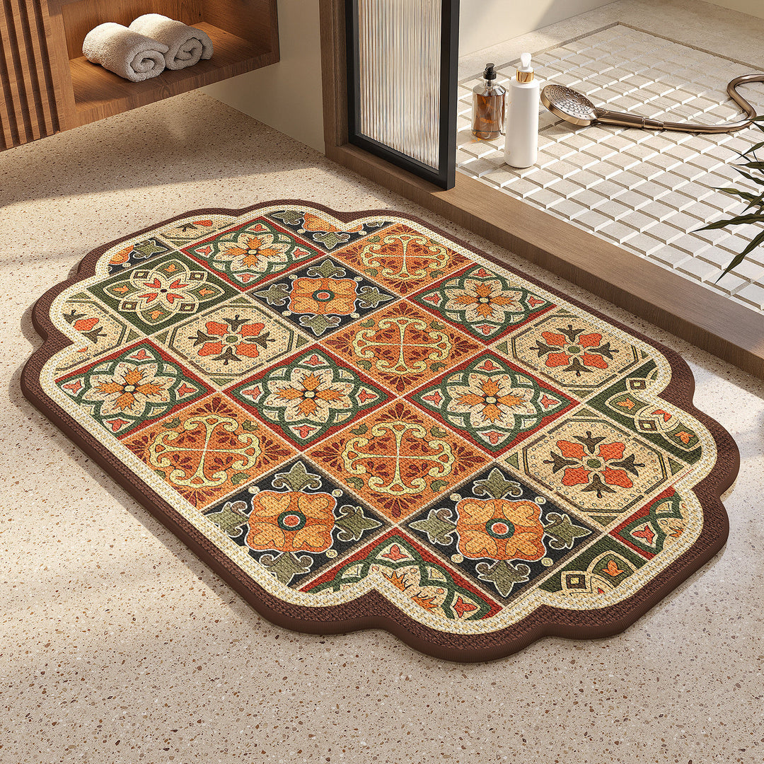 Vintage Mosaik Badematte