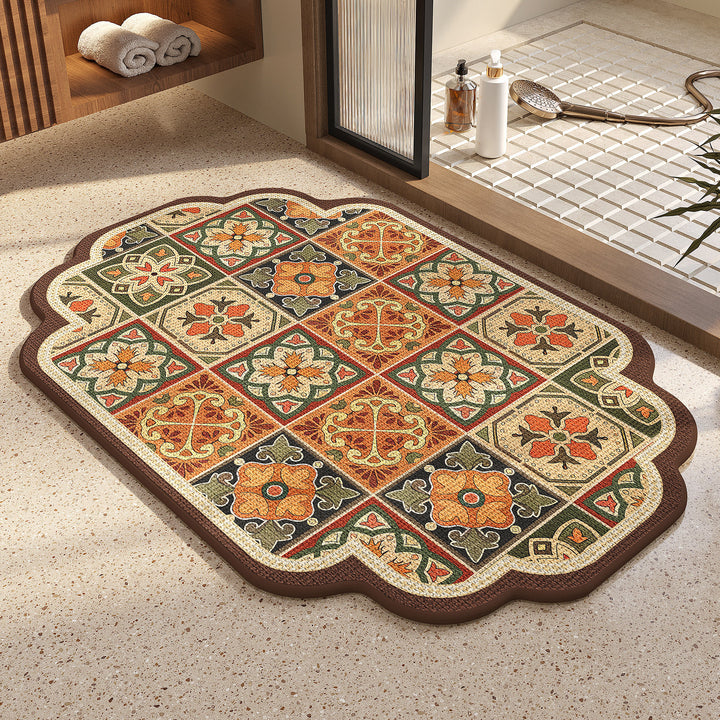 Vintage Mosaik Badematte