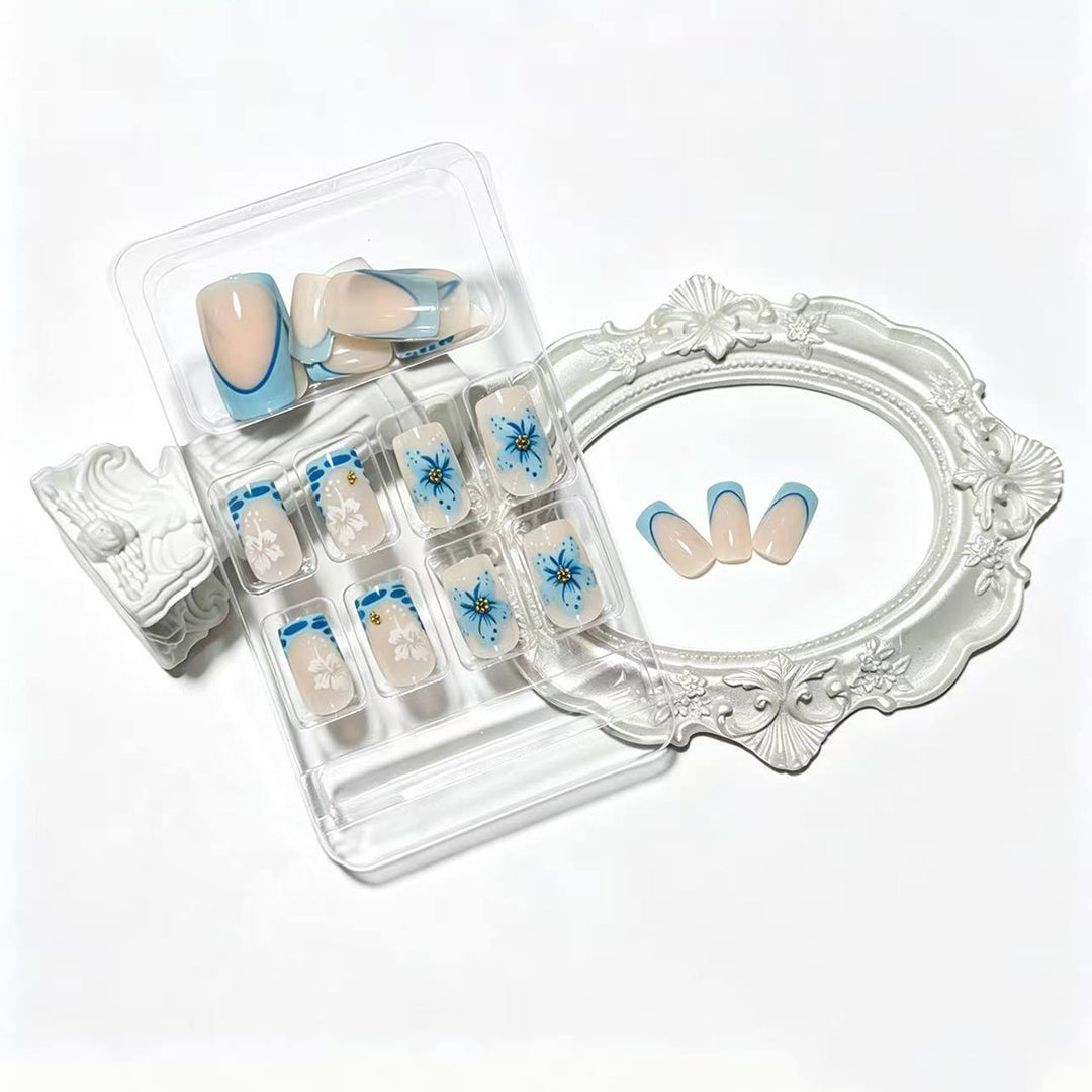Artisan Floral Acryl Press-On Nagelset Karnz