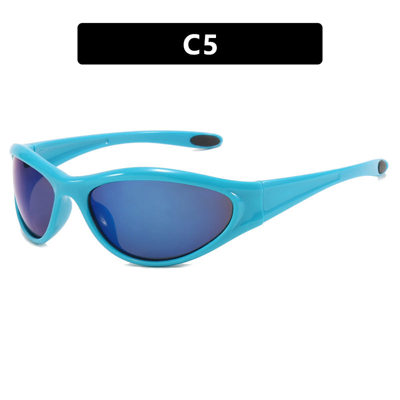 Damen sportliche Sonnenbrille mit polarisierenden Gläsern und ergonomischem Design Karnz