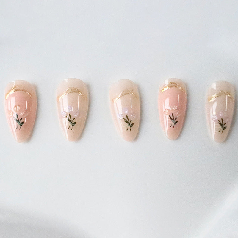 Künstlerische lange mandelförmige Nagelkunst-Verstärkungen Karnz