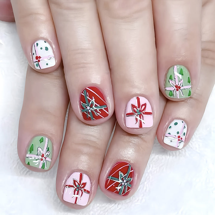 Festliches Thema Aufkleben Nagelkunst Karnz
