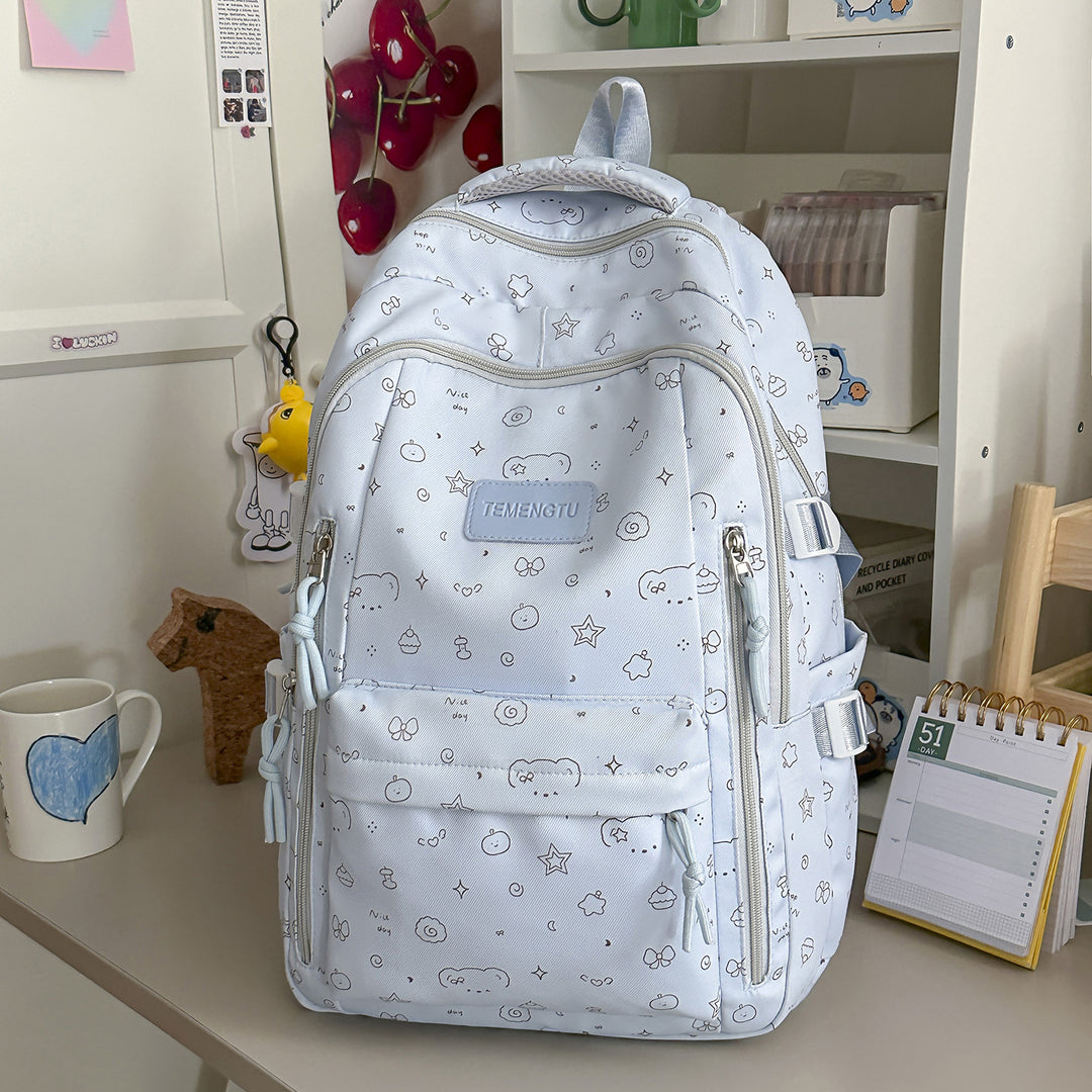 Verspielter Illustrierter Rucksack Karnz