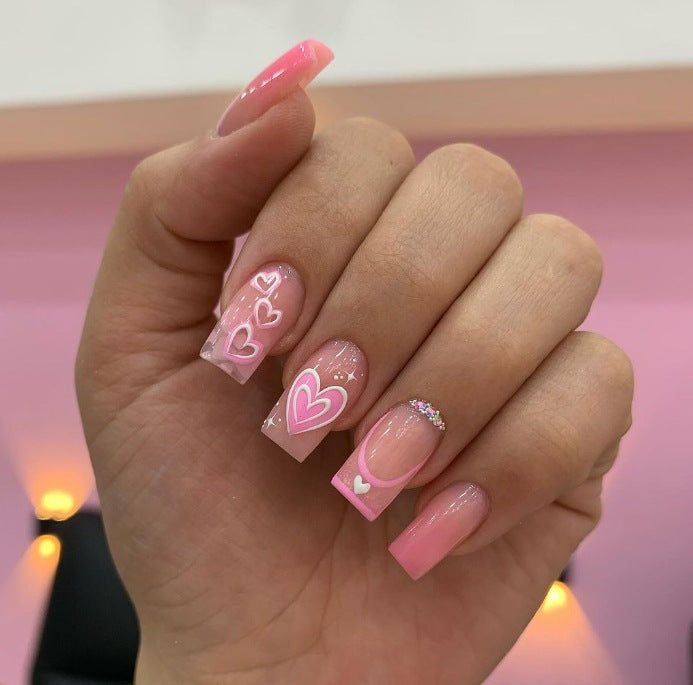 Dekorative Gel-Nagelkunstverlängerungen Karnz