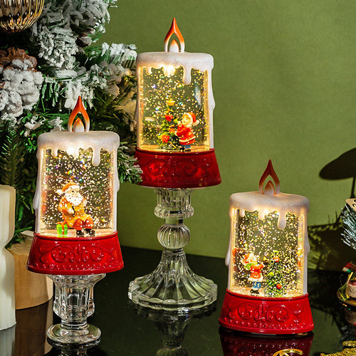 festliche Glitzerlaterne