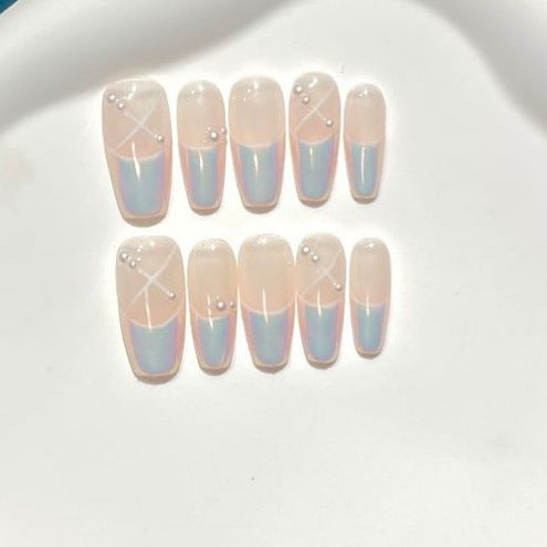 Elegantes Ombre Press-On Nagelset