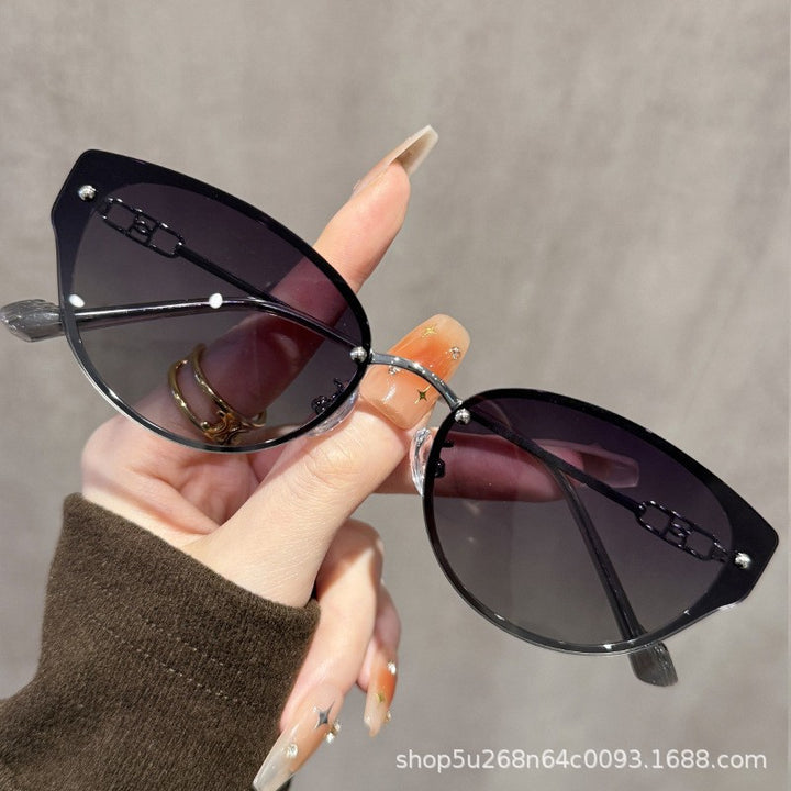 Stylische Katzenaugen-Sonnenbrille