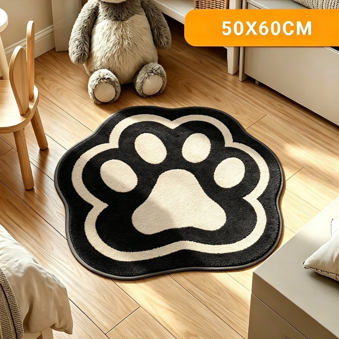 Pfotenförmiger Plüsch-Teppich