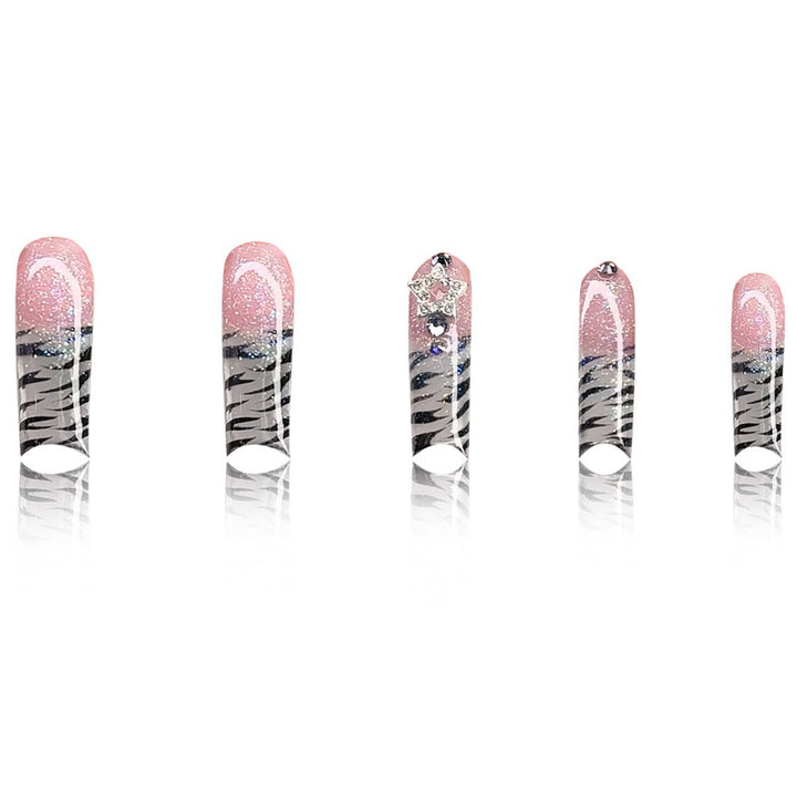Glamouröse Lange Nagelkunst Extensions Karnz