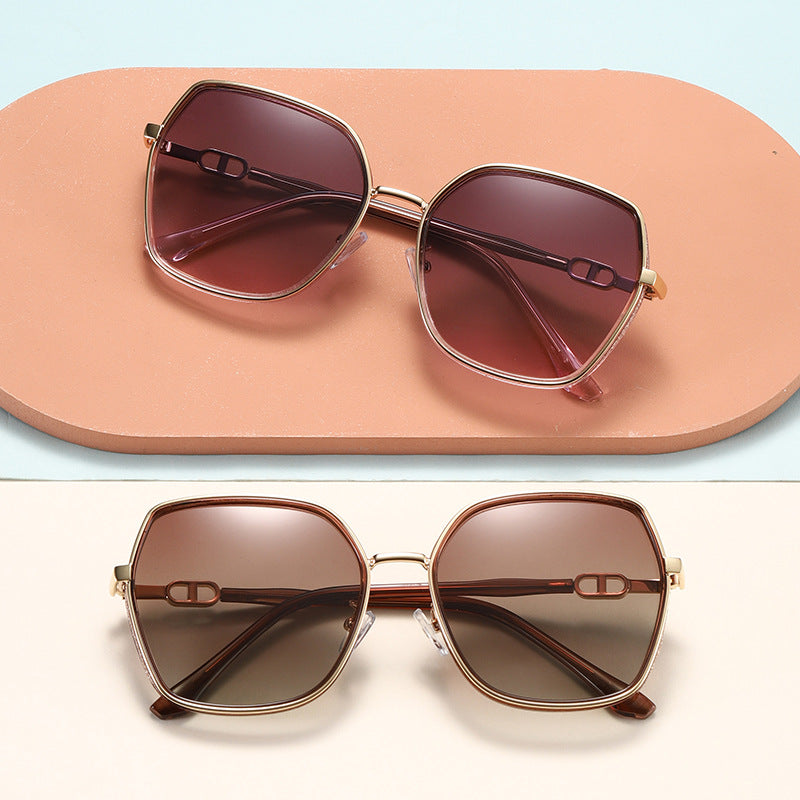 Damen modische quadratische Sonnenbrille Karnz