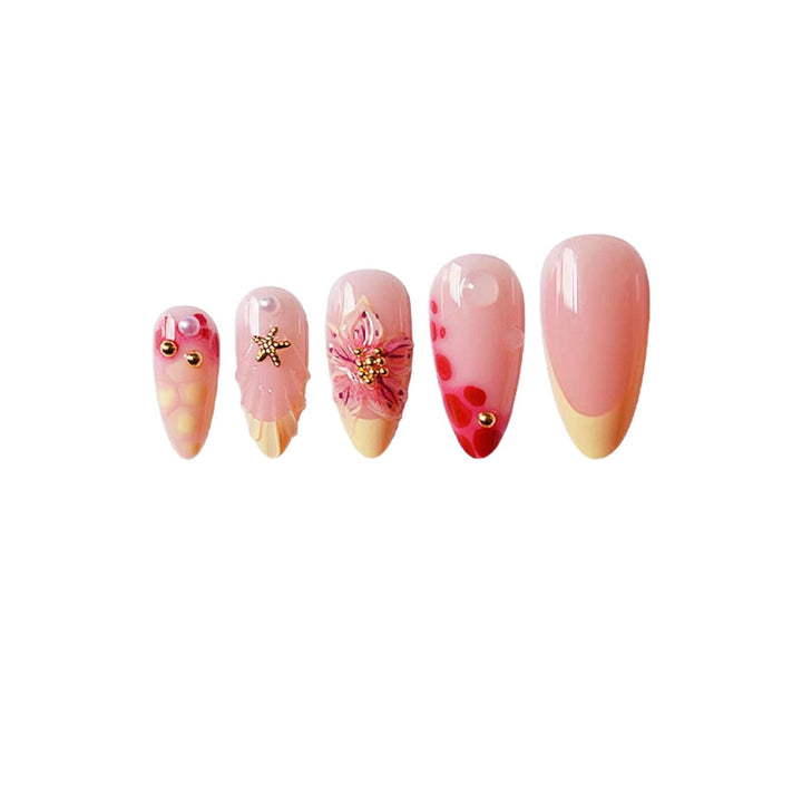 Florale 3D Nagelverlängerungen Karnz