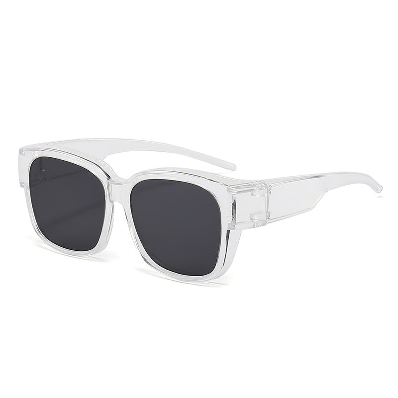 Damen stylische rechteckige Sonnenbrille mit gelben Gläsern Karnz