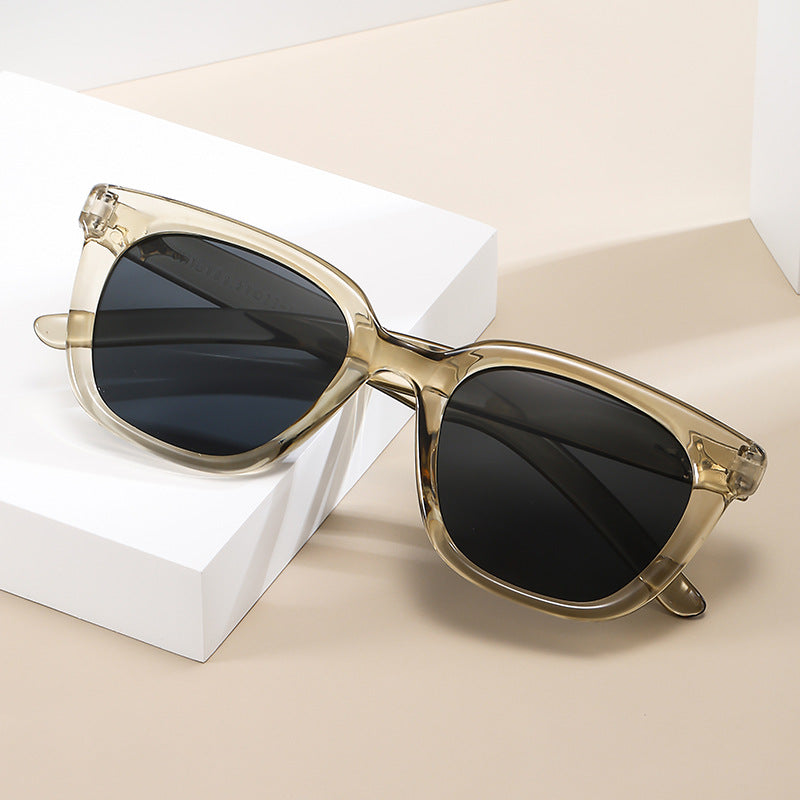 Damen moderne quadratische Sonnenbrille mit stylischem Rahmen Karnz