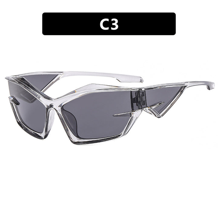 Damen sportliche Sonnenbrille im dynamischen Design Karnz