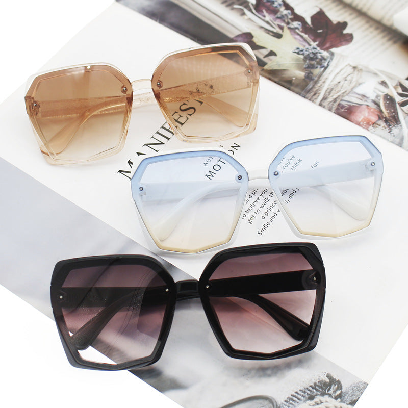 Damen Designer-Sonnenbrille im eleganten Hexagon-Design Karnz