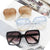 Damen Designer-Sonnenbrille im eleganten Hexagon-Design Karnz