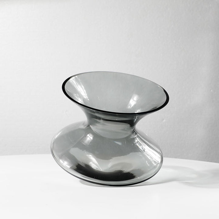 Elegante dekorative Glasvase