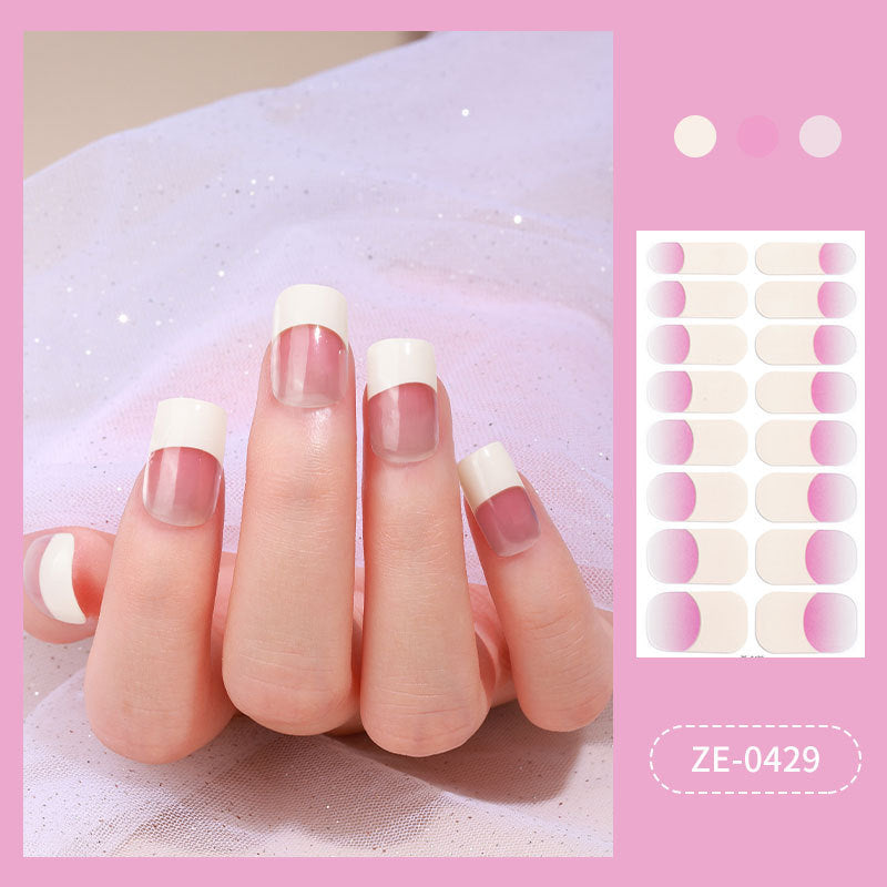 Glitzernde Nagelwickel