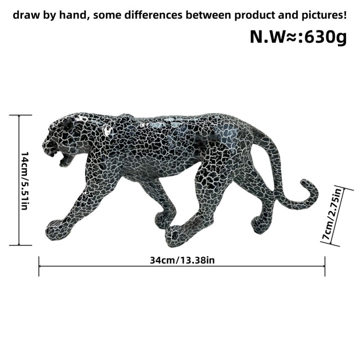 Dekorative Jaguar Figur Karnz
