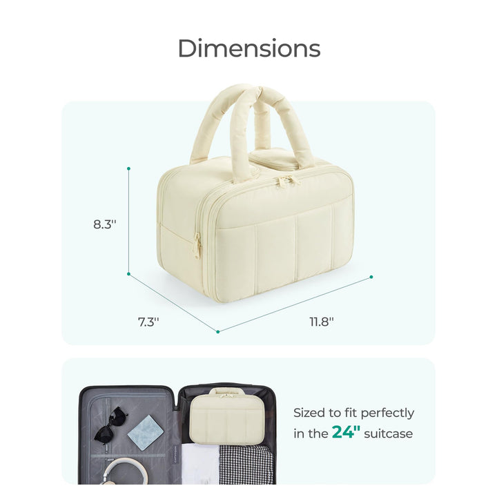 Kosmetiktasche mit Organisierten Fächern Karnz