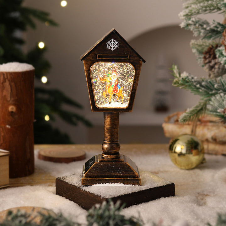 Beleuchtete Weihnachtslaterne Karnz