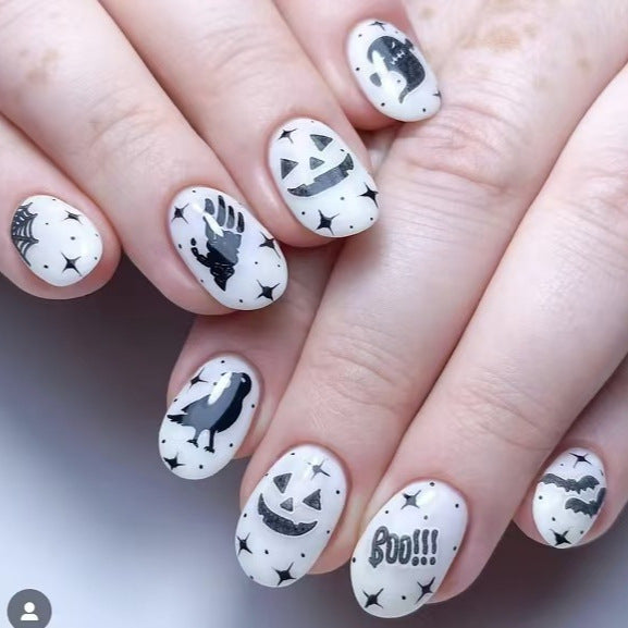 Halloween-Themen Dekorative Nagelkunst Set Karnz