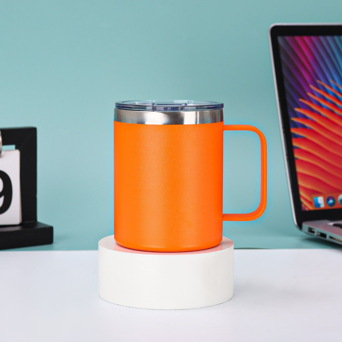 Damen isolierter Kaffee-Genussbecher mit ergonomischem Griff Karnz