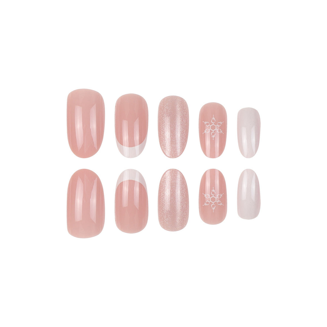 Künstlerische Ombre Stiletto Press-On Nägel Karnz