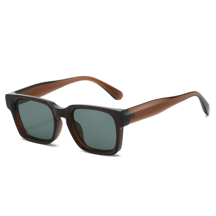 Modernes Quadratrahmen-Sonnenbrille Karnz