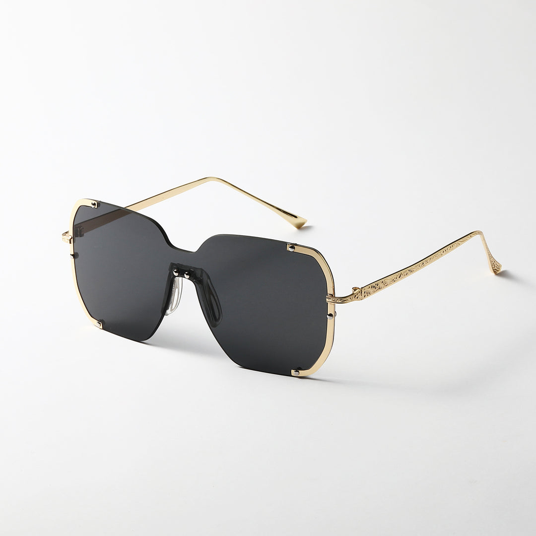 Damen große modische Sonnenschutzbrille Karnz