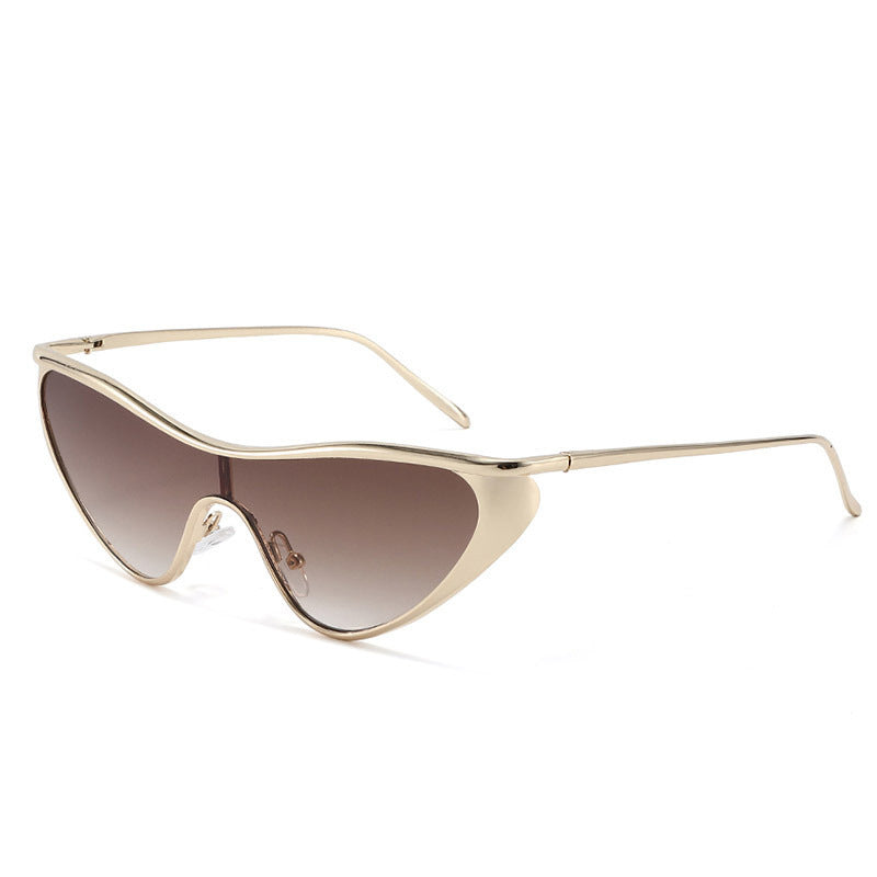 Damen futuristische Sonnenbrille im schlanken Design Karnz