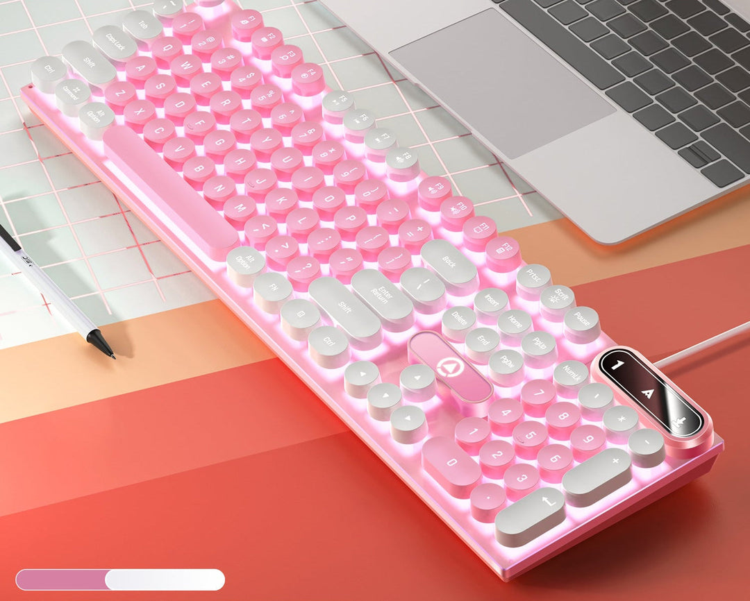 Retro Mechanische Tastatur Karnz