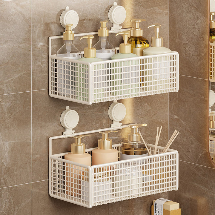 Saugmontierter Doppel-Mesh-Duschcaddy Organizer