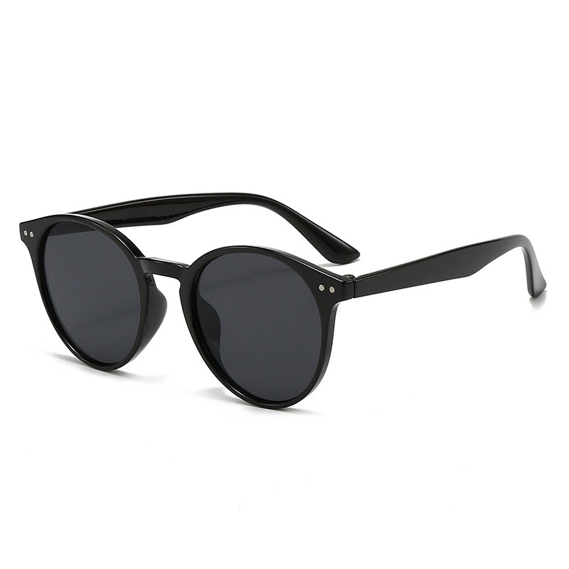 Damen Cat-Eye Sonnenbrille mit transparentem Rahmen Karnz