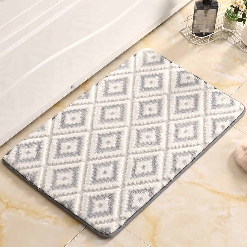 Diamant-Muster Weiche Badezimmermatte