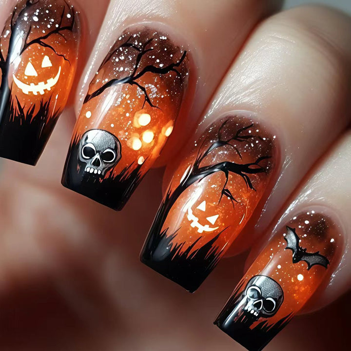 Kreative Halloween-Kunstnägel Karnz