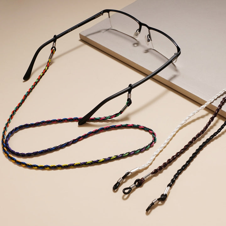 Bunte geflochtene Brillen Kette Karnz