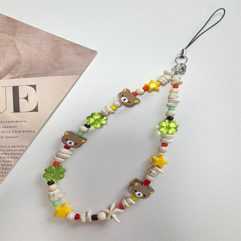 Spaß-Themen-Perlen-Schlüsselanhänger Halter Karnz