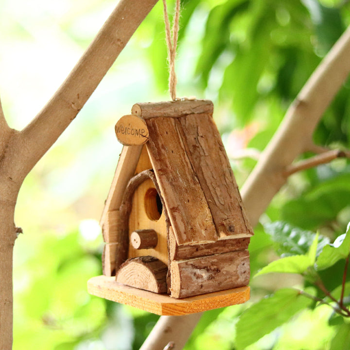 Dekorative Oden Vogelhaus Karnz
