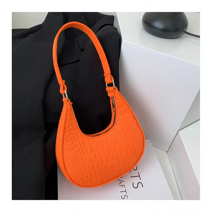 WoCrocodile-Textur Handheld Hobo Tasche Karnz