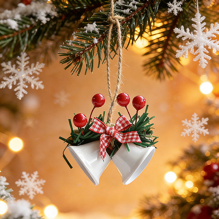 Nostalgische Weihnachtsklingel-Dekoration Karnz