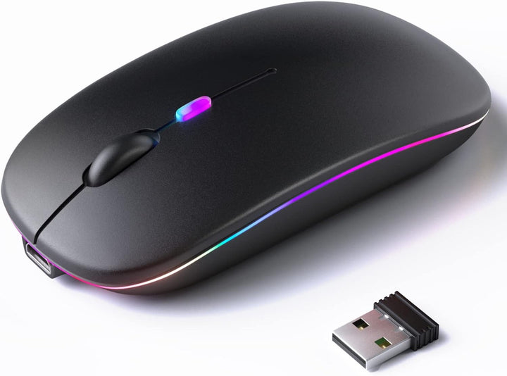 Ergonomische kabellose Gaming-Maus mit RGB-Beleuchtung Karnz