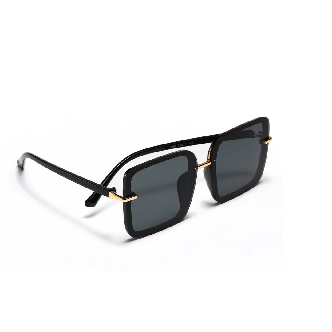 Damen quadratische Sonnenbrille mit elegantem Rahmen und UV-Schutz Karnz