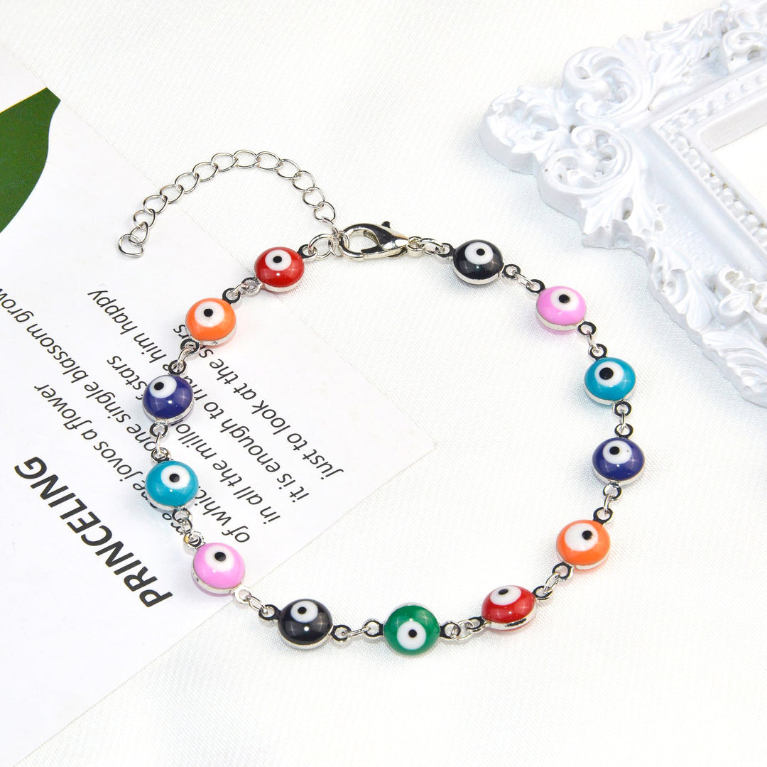 Bunte Augen Charm Brille Kette Karnz
